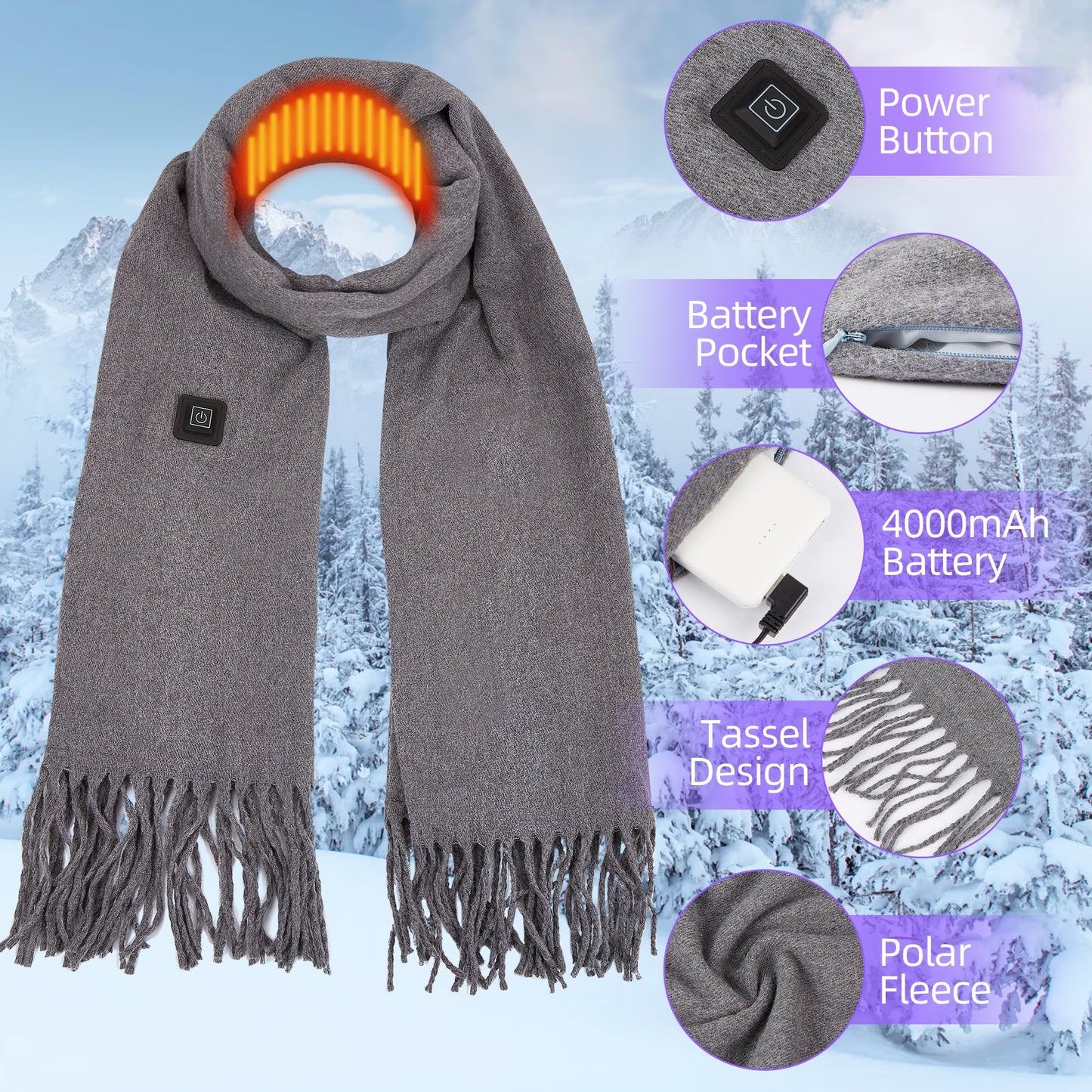 Cozy Heated Scarf