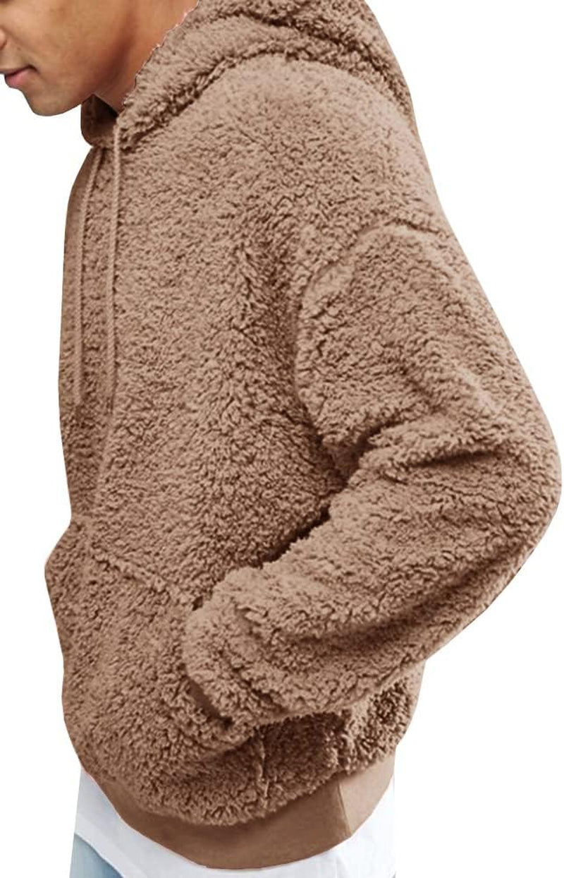 Men's Cozy Sherpa Pullover Hoodie